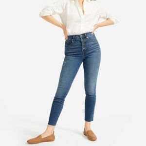 EVERLANE - Stretch High-Rise Skinny Button Fly SZ 27R